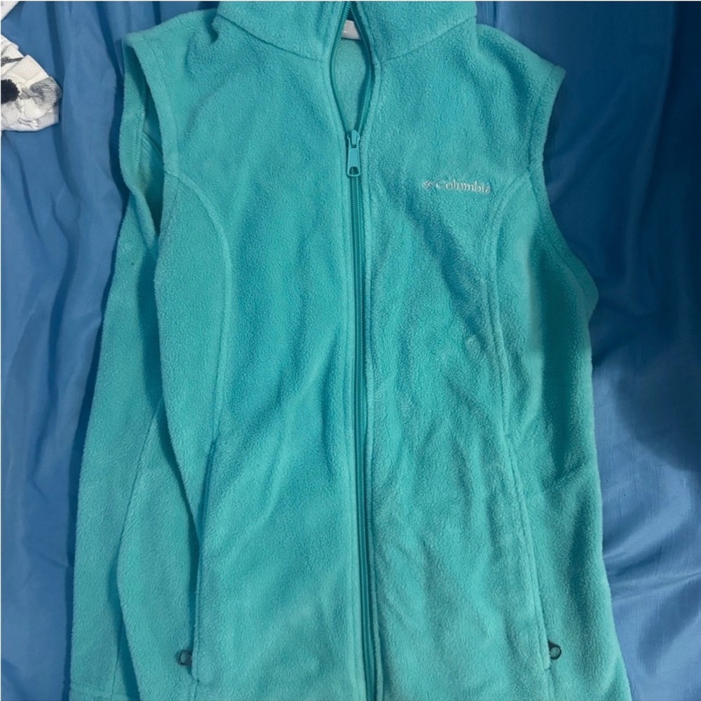 Columbia Teal Women's Fleece Vest